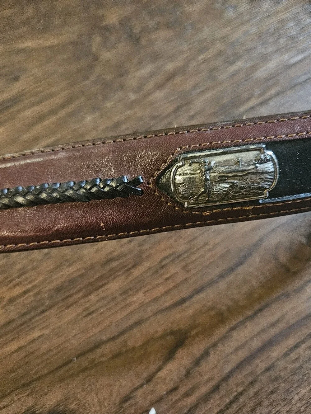 Onyx Brighton Men’s Golf Belt Sz 32 Brown Used Condition Belt Shows Some Use.  I